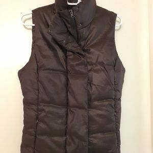 Merona chocolate brown puffer vest